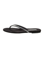 CHANEL Interlocking CC Logo Flip Flops