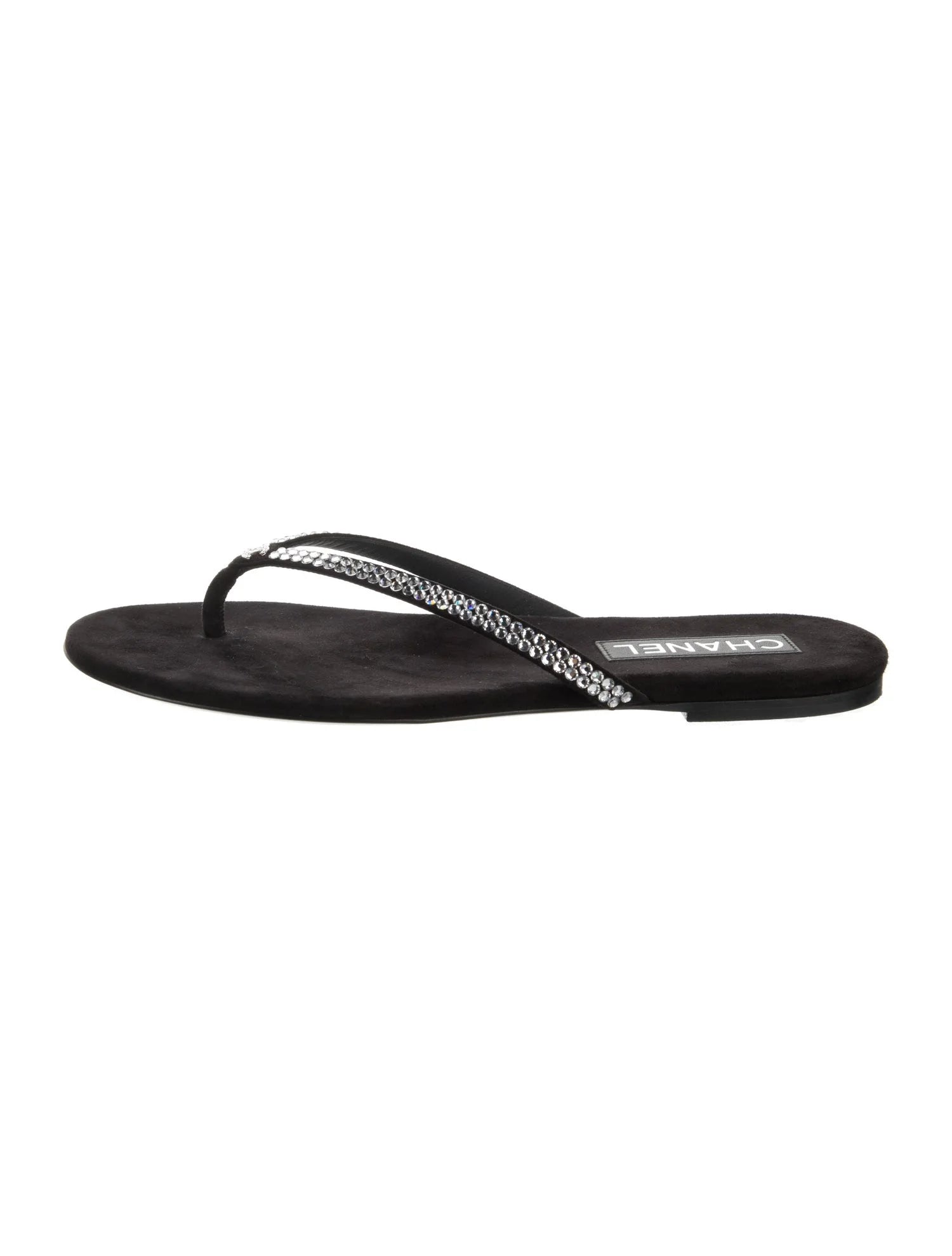 CHANEL Interlocking CC Logo Flip Flops