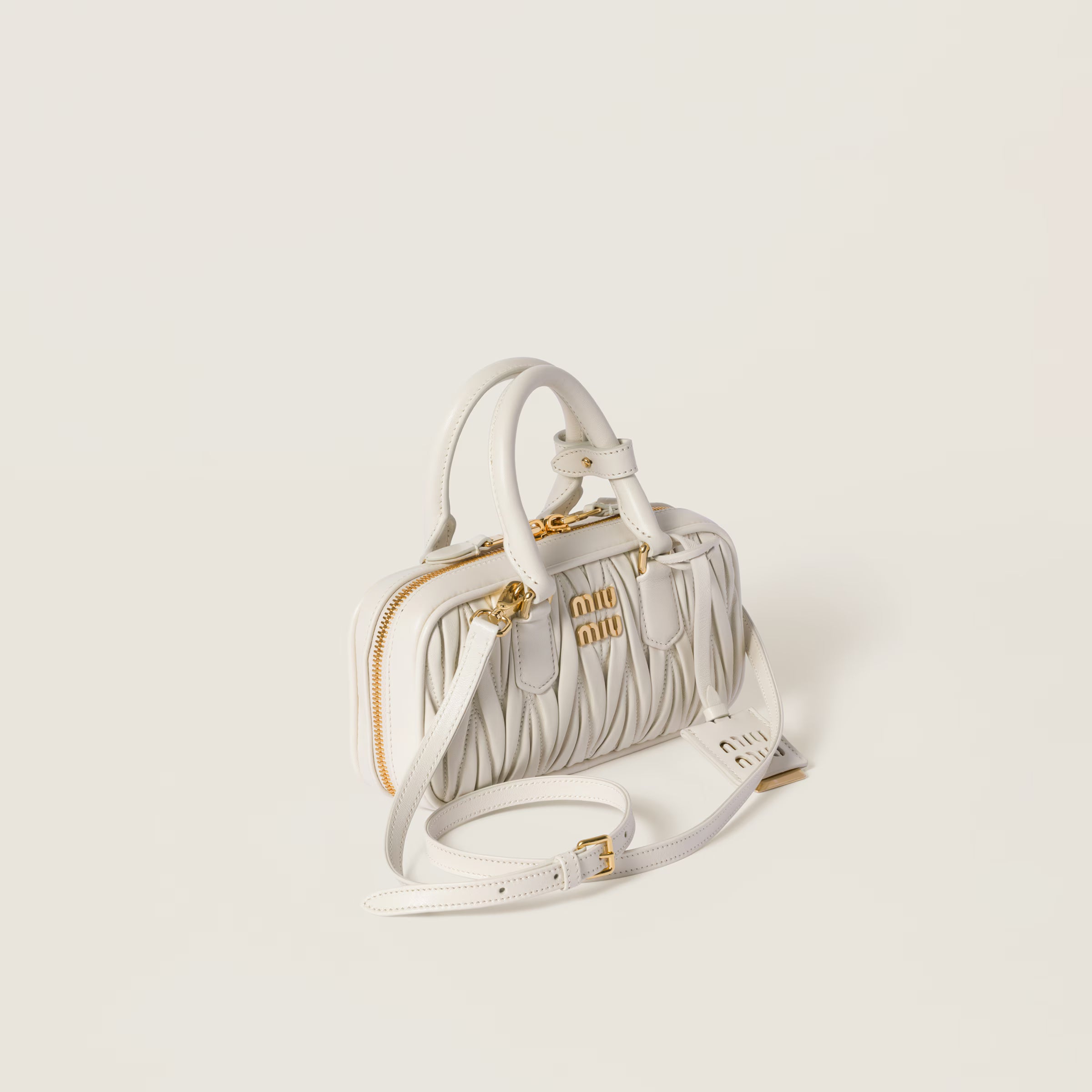 Miu Miu Arcadie matelassé nappa leather mini-bag