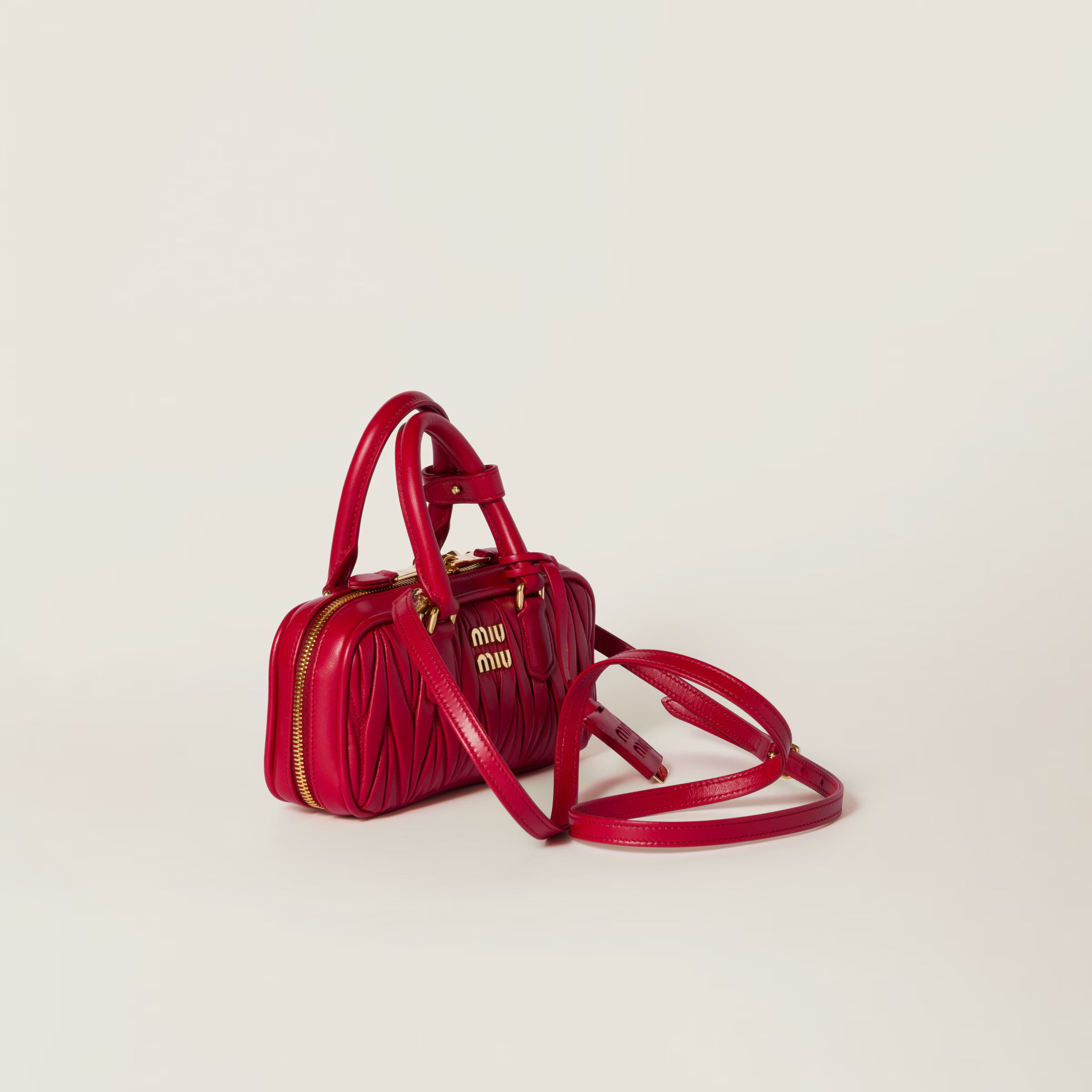 Miu Miu Arcadie matelassé nappa leather mini-bag