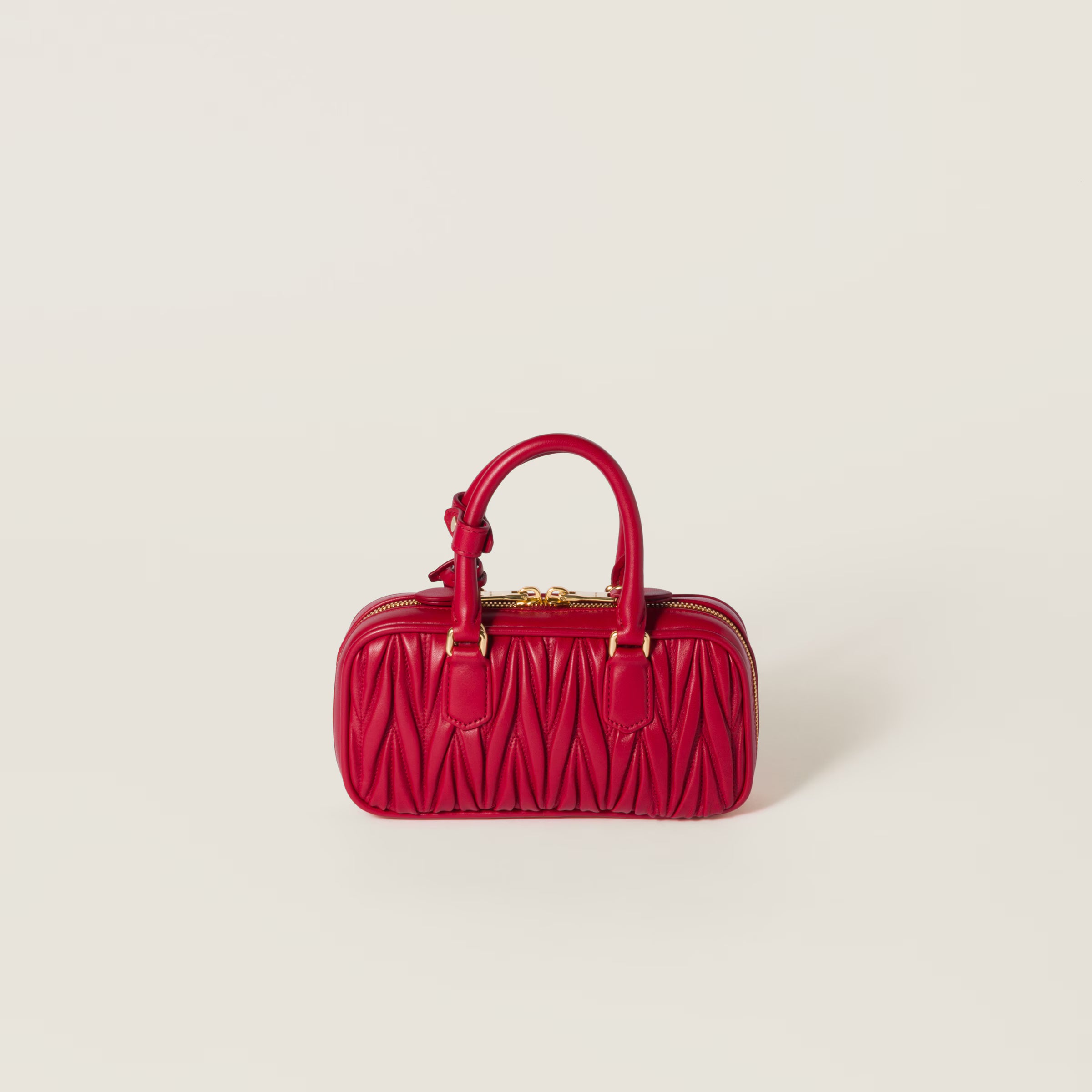 Miu Miu Arcadie matelassé nappa leather mini-bag