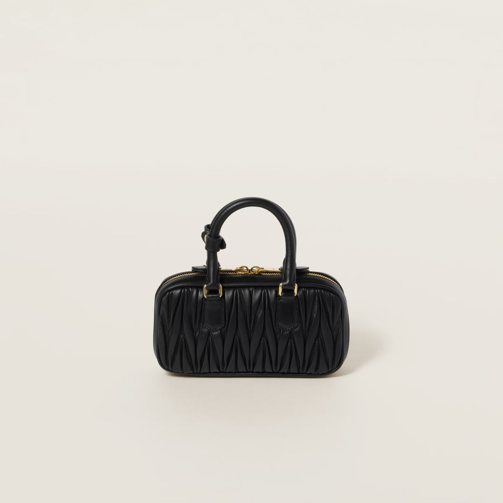 Miu Miu Arcadie matelassé nappa leather mini-bag