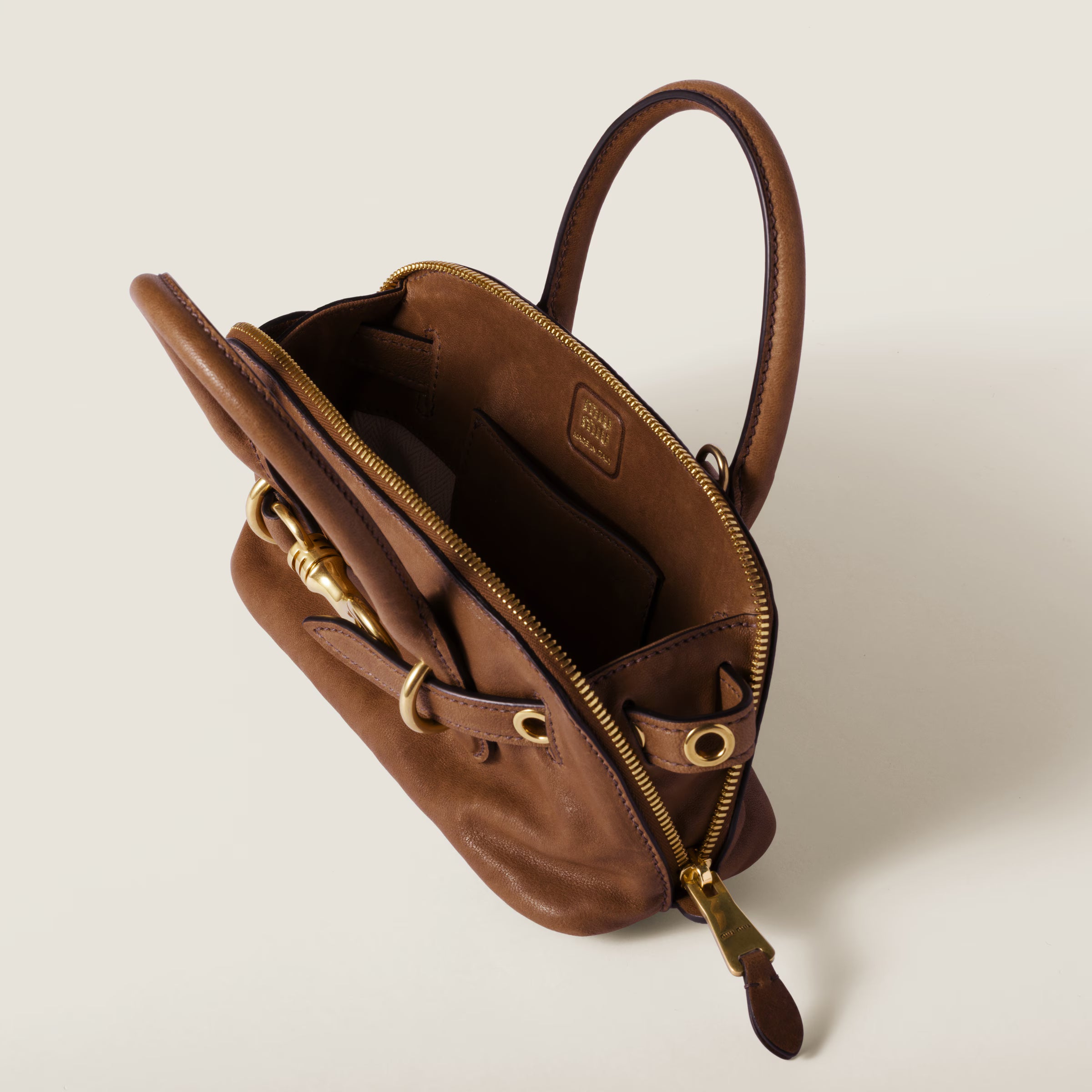 Miu Miu Aventure mini nappa leather bag