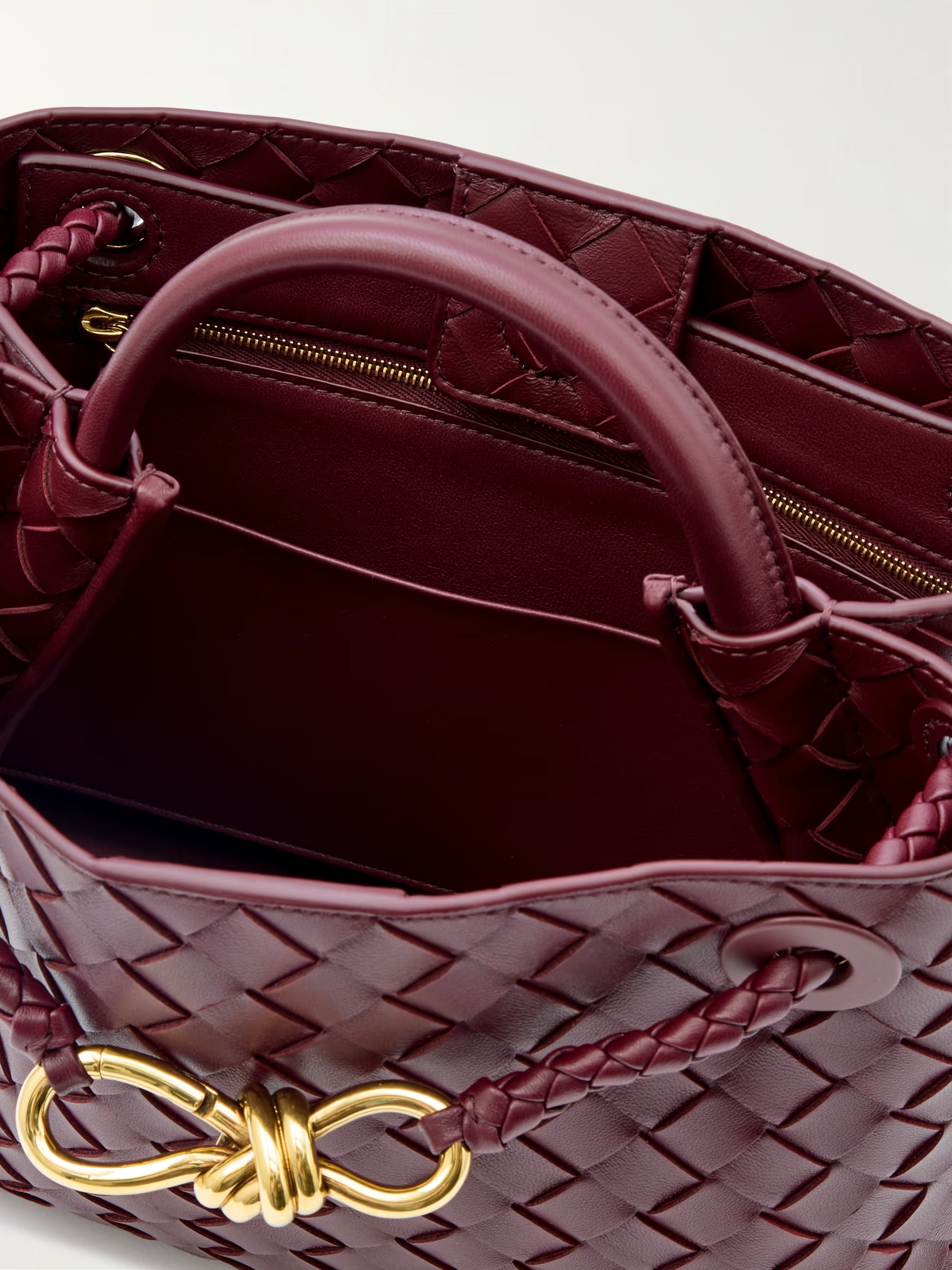 Bottega Veneta Andiamo small embellished intrecciato leather tote