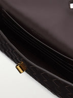 Bottega Veneta Long Andiamo intrecciato leather clutch