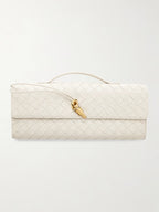 Bottega Veneta Long Andiamo intrecciato leather clutch
