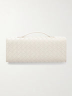 Bottega Veneta Long Andiamo intrecciato leather clutch