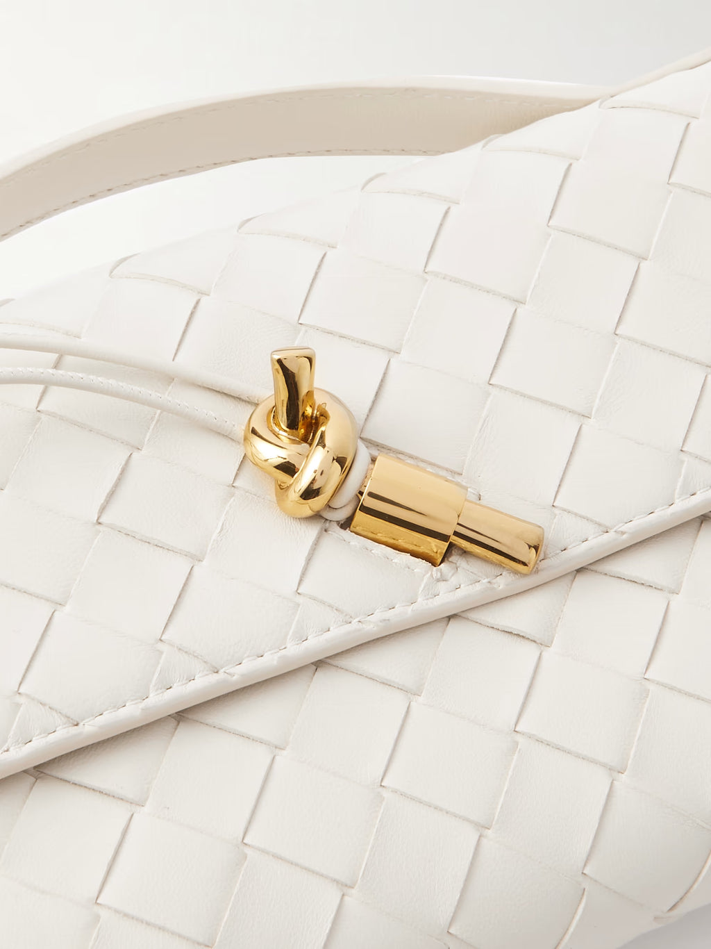 Bottega Veneta Long Andiamo intrecciato leather clutch