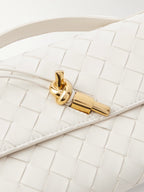 Bottega Veneta Long Andiamo intrecciato leather clutch